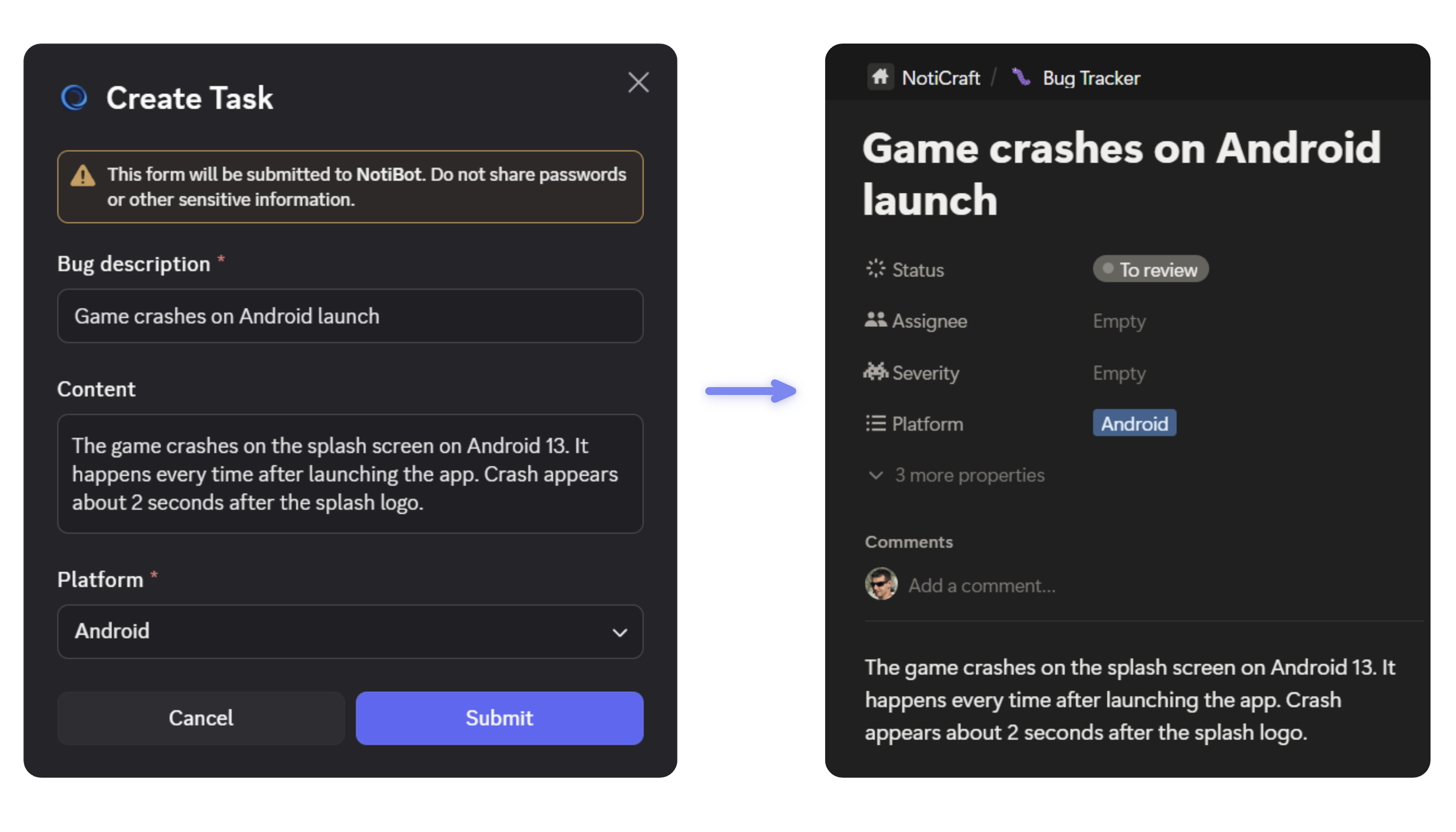 Create pages from Discord